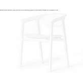 Ash chair with armrests Yotoco