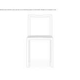 Beech chair with integrated cushion Gorlev