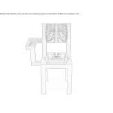 Wooden chair with open backrest Betz