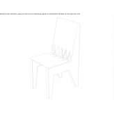 Chair made of HPL and Pral® laminate Bonneval