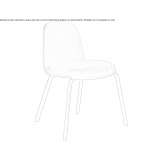 Leather upholstered chair Ljusne