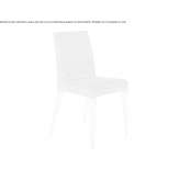 Chair upholstered with fabric Silute