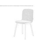 Chair upholstered with fabric Arnot