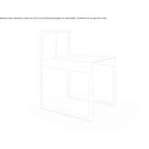 Steel chair on a sleigh base Zothe