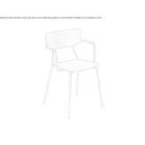 A multi-layered wooden chair that can be stacked Akdag