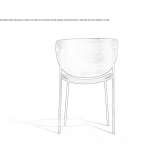 Stackable chair Kyriaki