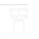 Swivel chair with armrests Reznos