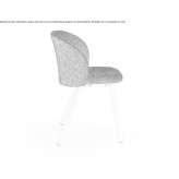 Fabric chair with removable cover Akyurt