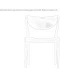Leather upholstered chair Dolus