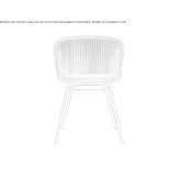 Lloyd Loom chair with armrests Anklaar