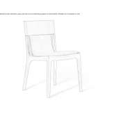 Tanned leather armchair Burlats