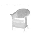 Lloyd Loom chair with armrests Cras