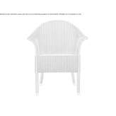 Lloyd Loom chair with armrests Cras