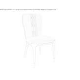 Leather upholstered chair Novalesa