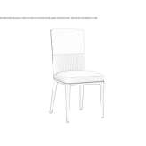 Upholstered chair Zena