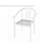 Ash chair with armrests Niagara