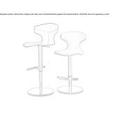 Stool with footrest Burlats