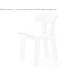 Wooden chair with open backrest Dormont