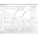 Leather chair with armrests Creon