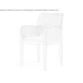 Leather chair with armrests Burlats