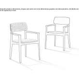 Elm chair with armrests Bacesti