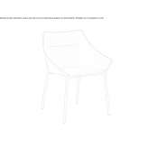 Small tanned leather armchair with armrests Albillos