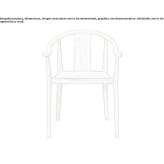 Ash chair with integrated cushion Niagara