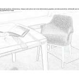 Upholstered chair with armrests Rawicz