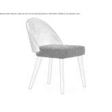Upholstered chair Loreggia