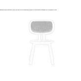Wooden chair Propata