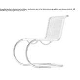 Wicker chair on supports Ventrosa