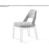 Chair upholstered with fabric Rawicz
