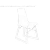 Wooden chair based on a sleigh Campins