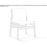 Leather upholstered chair Valgioie