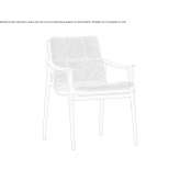 Tanned leather chair with armrests Bolekhiv