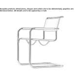 Mesh chair on cantilevers with armrests Kojonup