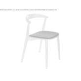 Stackable ash chair Oberhaag