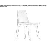 Chair upholstered with fabric Valga