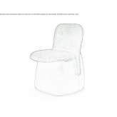 Krzesło tapicerowane tkaniną Pegomas