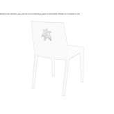 Upholstered chair Samahil