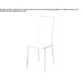 Chair with high backrest Kandos