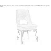 Fabric chair Aninoasa