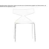 Chair made of steel and wood Boucau