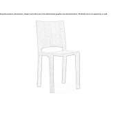 Solid wood chair Apelern