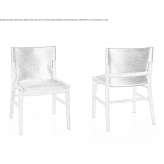 Leather upholstered chair Garleni