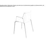 A chair with armrests that can be stacked Racine