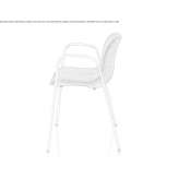 Upholstered chair with armrests Nitro