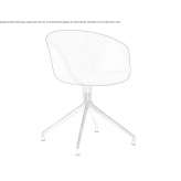 Swivel chair with armrests Belcesti