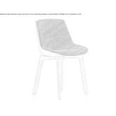 Chair upholstered with fabric Gambier