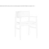 Wooden chair Lioni